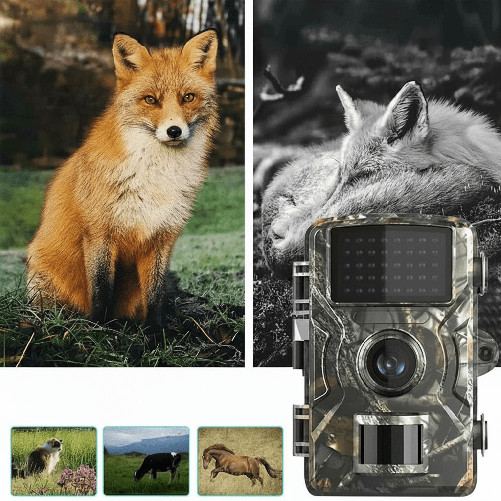 Rugged Trail Camera For Wildlife Night Vision Capable | Fioriscas