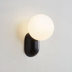 Applique da parete minimalista a globo Lunara | Fioriscas