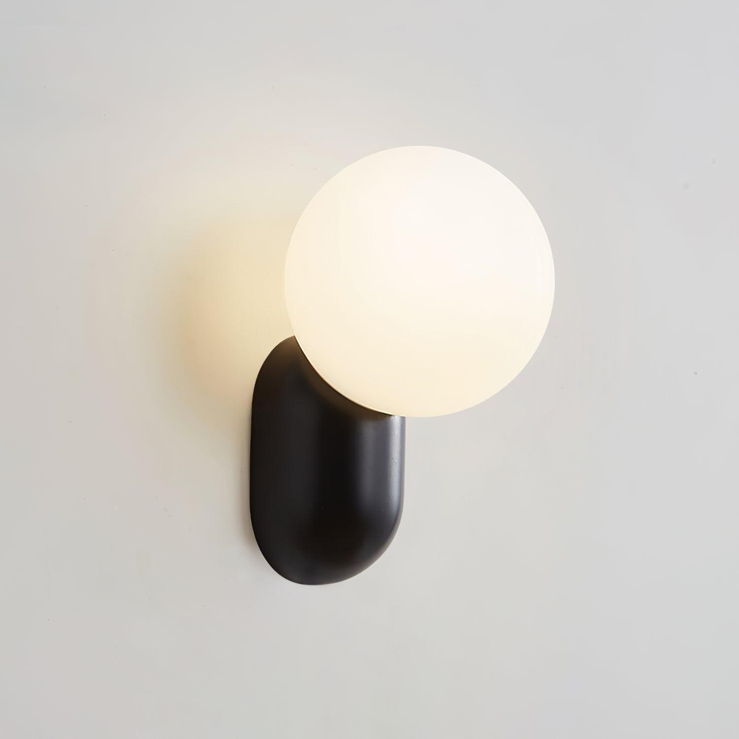 Applique da parete minimalista a globo Lunara | Fioriscas