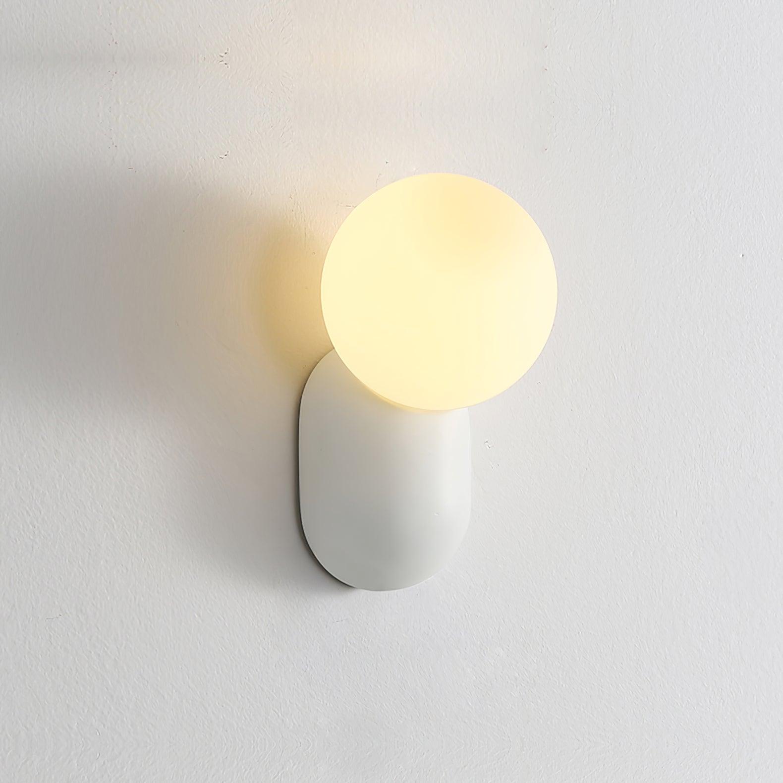 Applique da parete minimalista a globo Lunara | Fioriscas
