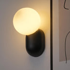 Applique da parete minimalista a globo Lunara | Fioriscas