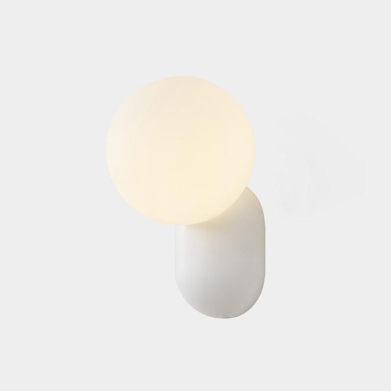 Applique da parete minimalista a globo Lunara | Fioriscas
