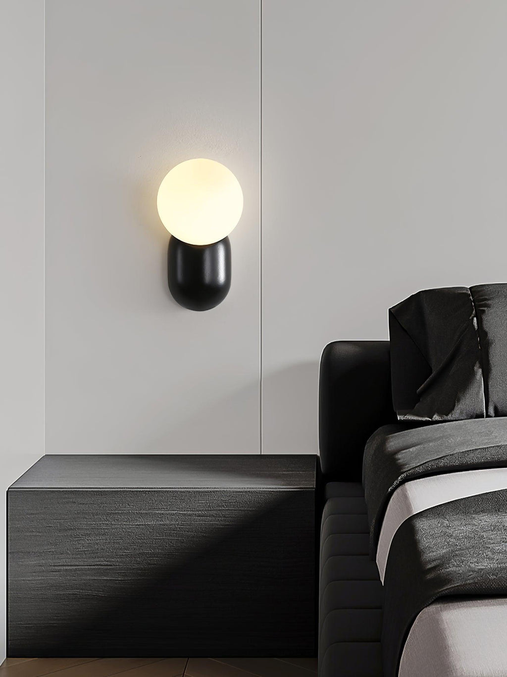 Applique da parete minimalista a globo Lunara | Fioriscas