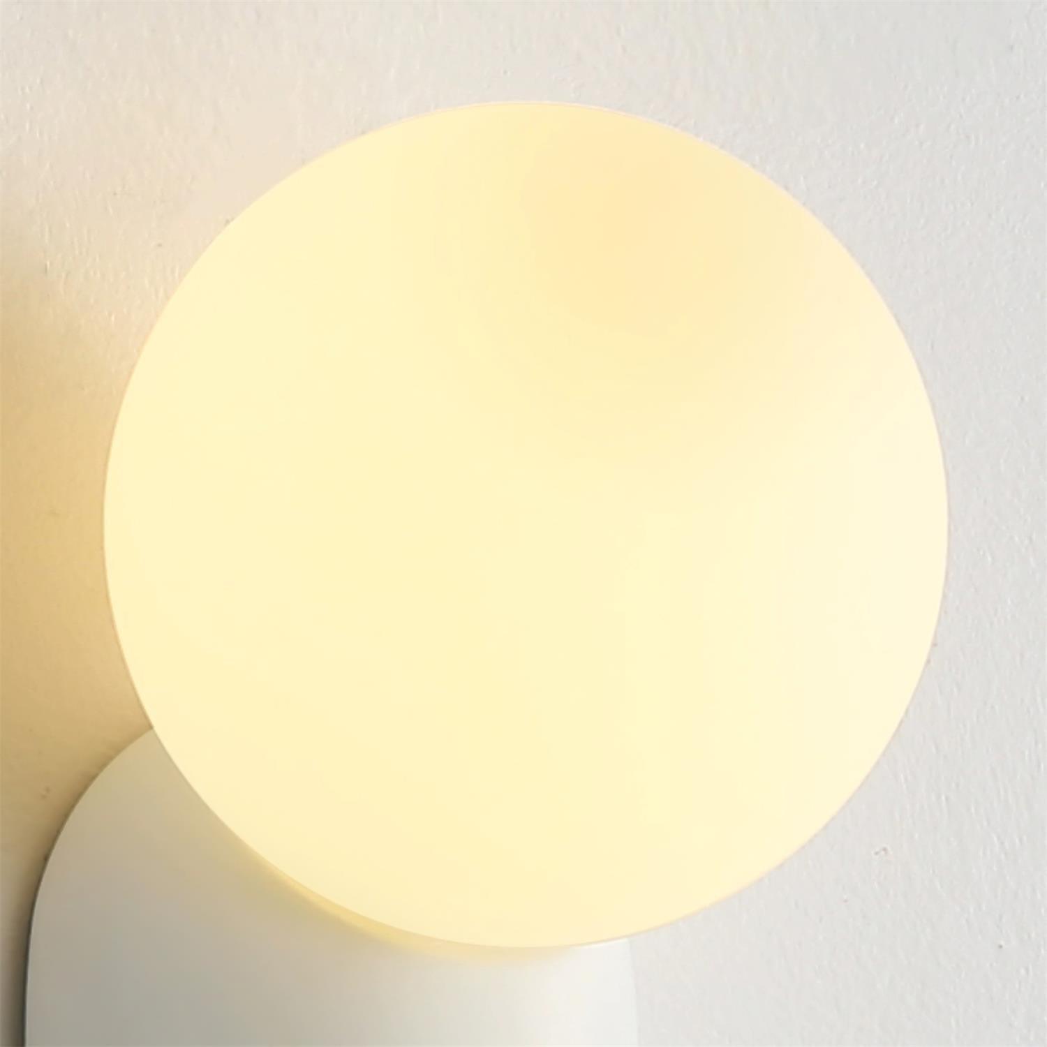Applique da parete minimalista a globo Lunara | Fioriscas