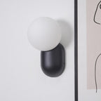 Applique da parete minimalista a globo Lunara | Fioriscas