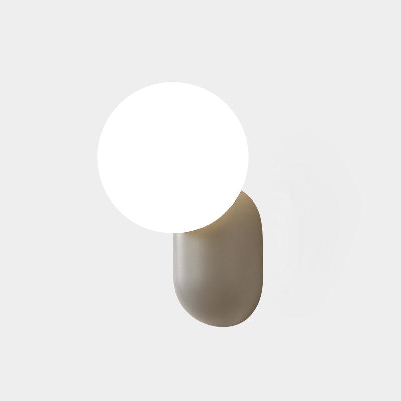 Applique da parete minimalista a globo Lunara | Fioriscas
