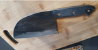 VantaForge Carbon Steel Chef Knife, Hand-Forged HRC60 Blade