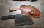 Coltello da chef artigianale Morava, lama in acciaio al carbonio temprato