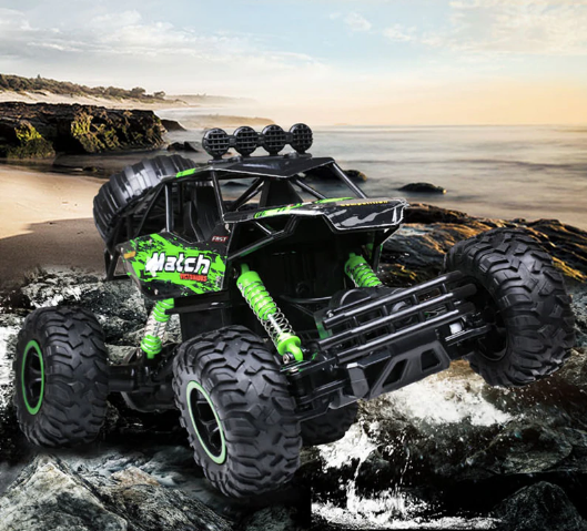 Kaukosäätöinen Monsteriauto, TerraRover 4x4 maastoajolelu lapsille ja aikuisille