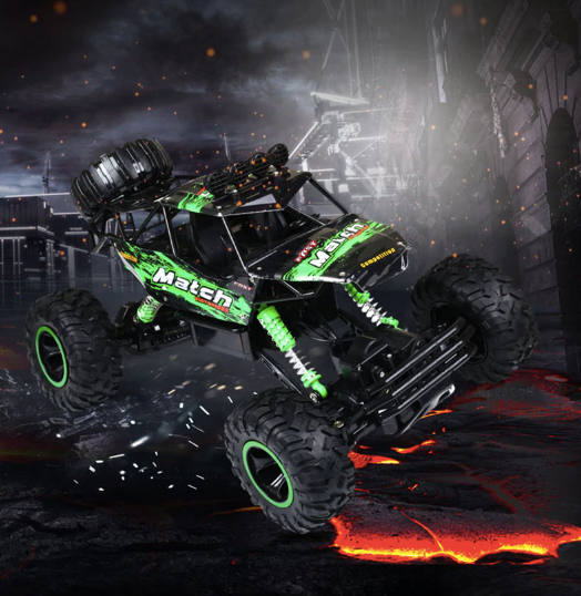 Kaukosäätöinen Monsteriauto, TerraRover 4x4 maastoajolelu lapsille ja aikuisille