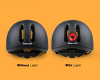 City-Fahrradhelm mit integriertem Insektenschutznetz, belüfteter PC-Schale und abnehmbarem Schirm