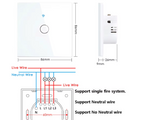 Smart WiFi Touch Light Switch, No Neutral Wire Needed, Alexa & Google