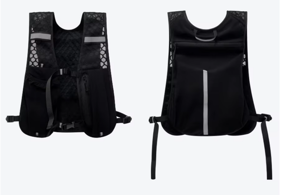 Bolsa peitoral refletora para armazenamento durante corrida e ciclismo | Fioriscas