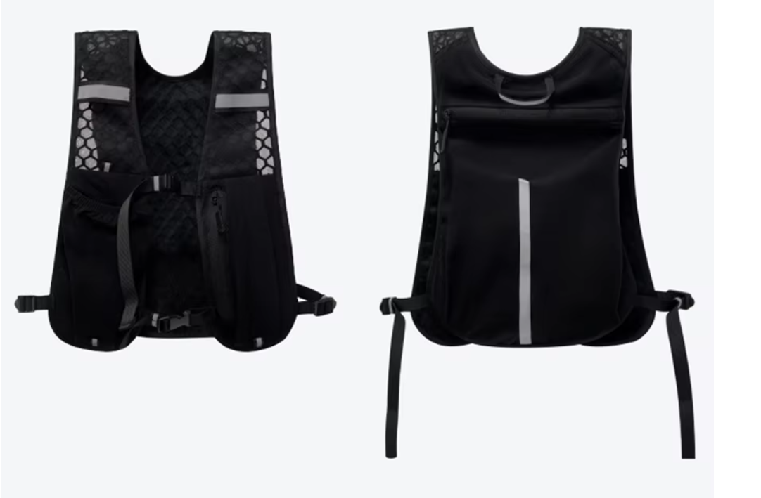 Bolsa peitoral refletora para armazenamento durante corrida e ciclismo | Fioriscas