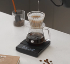 Balança digital para café com temporizador automático, indicação da velocidade do fluxo, tara e precisão de 0.1g | Fioriscas