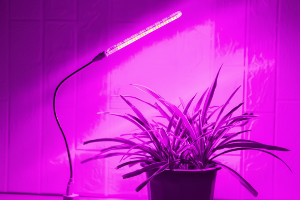 Luz de cultivo LED alimentada por USB para plantas de interior e hidroponia | Fioriscas