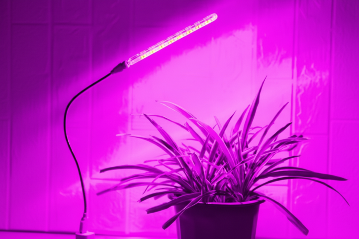 Luz de cultivo LED alimentada por USB para plantas de interior e hidroponia | Fioriscas