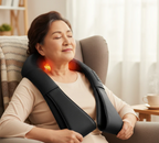 Massageador térmico ThermaRelief para o pescoço e as costas, com massagem profunda | Fioriscas