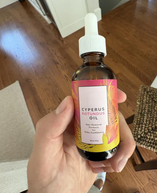Óleo de Cyperus rotundus para remoção dos pelos e redução do seu crescimento, 60ml | Fioriscas