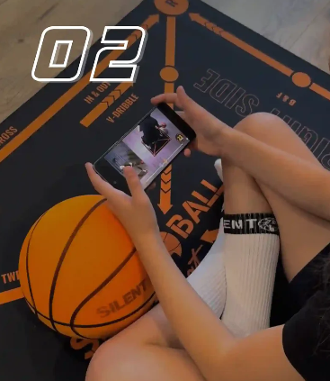 Dribble silencieux et maniement du ballon pour l’entraînement de basketball | Fioriscas