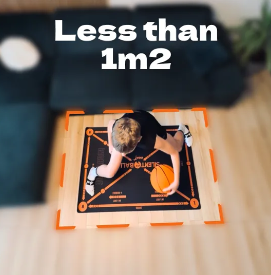 Dribble silencieux et maniement du ballon pour l’entraînement de basketball | Fioriscas