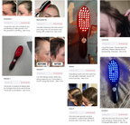 4-in-1-hiustenhoitoharja LED-valohoidolla ja päänahan hieronnalla | Fioriscas