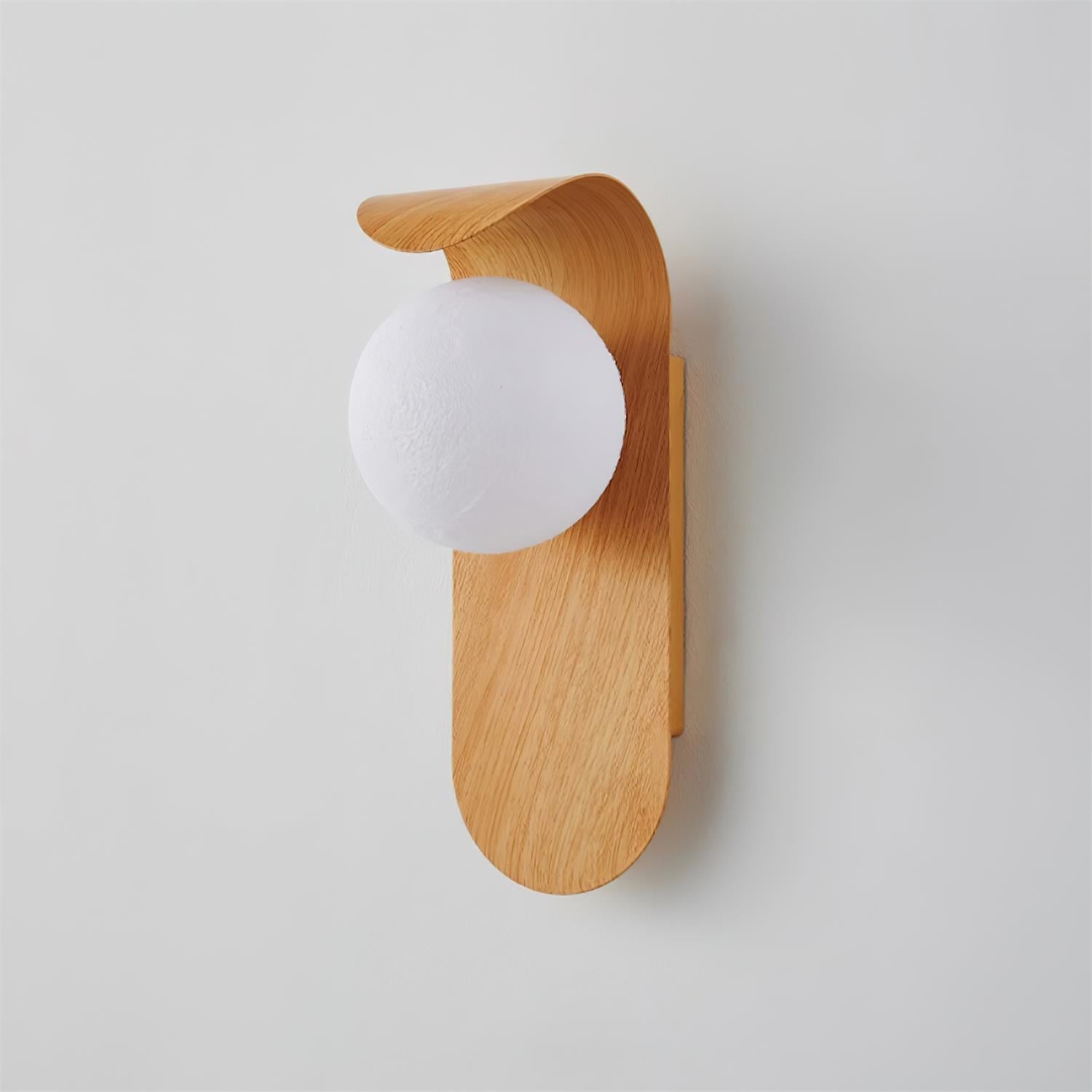 Exuro Indoor Wall Lamp Wood Color / Walnut Color | Fioriscas