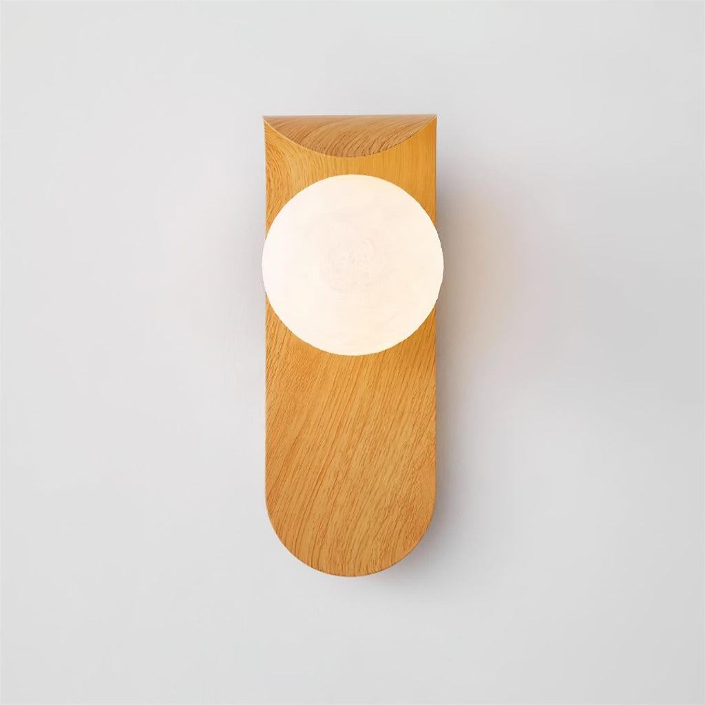 Exuro Indoor Wall Lamp Wood Color / Walnut Color | Fioriscas