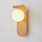 Exuro Indoor Wall Lamp Wood Color / Walnut Color | Fioriscas