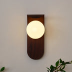 Exuro Indoor Wall Lamp Wood Color / Walnut Color | Fioriscas