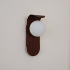 Exuro Indoor Wall Lamp Wood Color / Walnut Color | Fioriscas