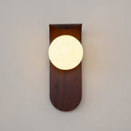 Exuro Indoor Wall Lamp Wood Color / Walnut Color | Fioriscas