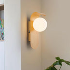 Exuro Indoor Wall Lamp Wood Color / Walnut Color | Fioriscas
