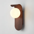 Exuro Indoor Wall Lamp Wood Color / Walnut Color | Fioriscas