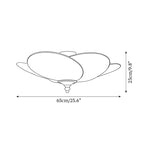 Evola blad-inspireret indbygningsloftlampe | Fioriscas
