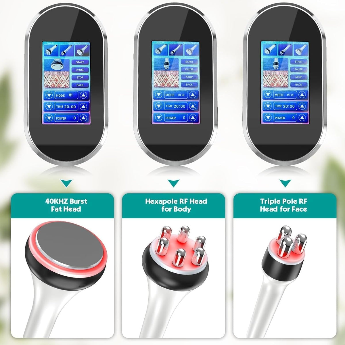 Home Ultrasonic Cavitation And RF Slimming Device For Fat Reduction And Tightening | Fioriscas