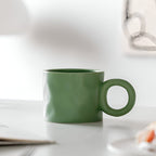 Viora keramisk kaffekopp med ringhåndtak, 450 ml / 15 oz, 5 farger