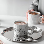Viora keramisk kaffekopp med ringhåndtak, 450 ml / 15 oz, 5 farger