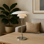Lampe de table minimaliste, éclairage LED chaud NovaGlow, design nordique à intensité réglable