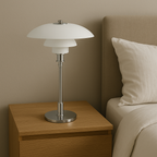 Lampe de table minimaliste, éclairage LED chaud NovaGlow, design nordique à intensité réglable
