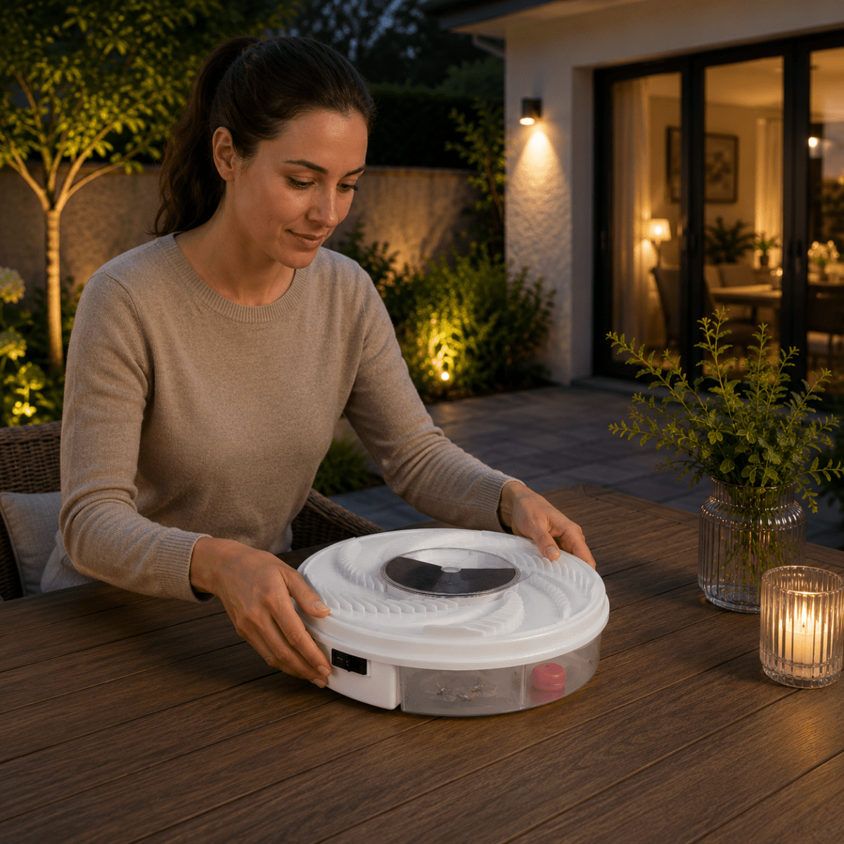 Αθόρυβη παγίδα μυγών για καταπολέμηση εντόμων σε εσωτερικούς και εξωτερικούς χώρους | Fioriscas