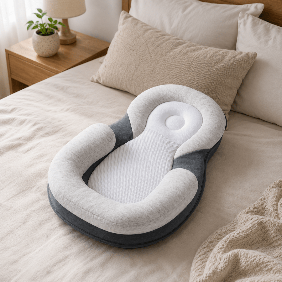 Ergonomický polštářek pro miminka Littlehaven pro jemný a klidný spánek