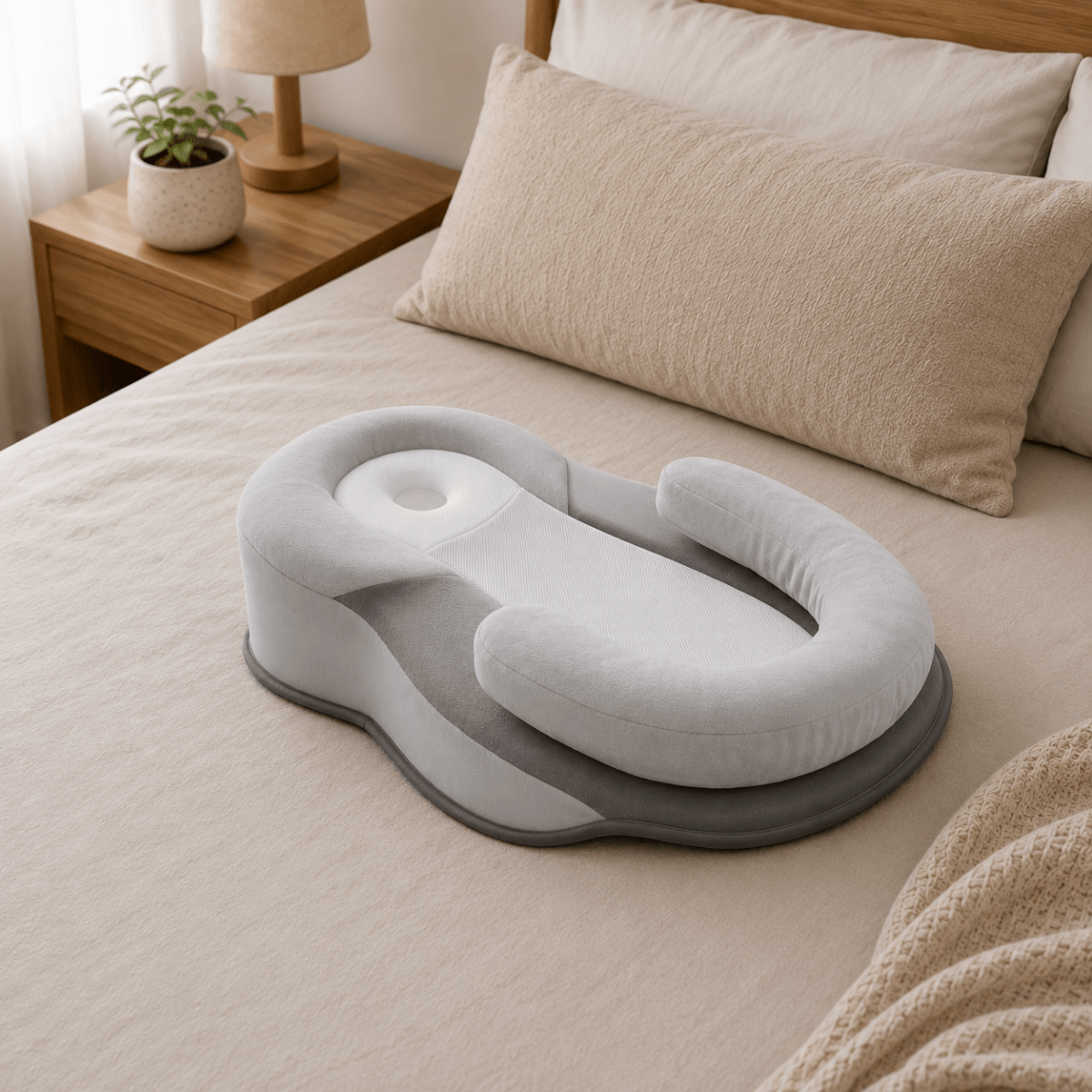 Ergonomický polštářek pro miminka Littlehaven pro jemný a klidný spánek