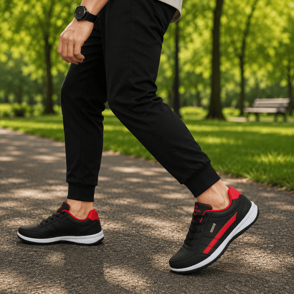 Baskets orthopédiques en cuir pour hommes, offrant un excellent confort et un bon maintien | Fioriscas