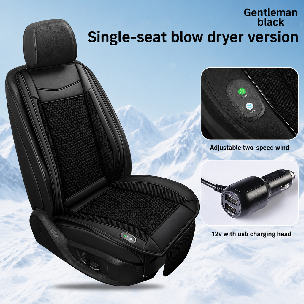 Airflow Seat Cooling Cushion With Fan For Cars And Trucks