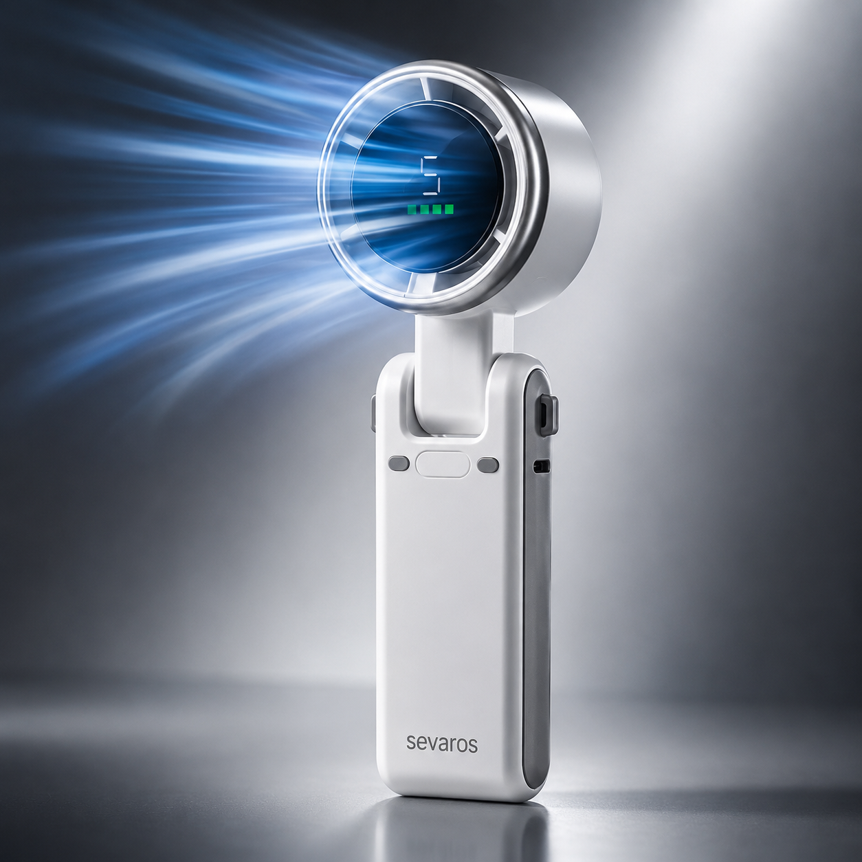 AirMini Travel Fan With USB Rechargeable Battery And Compact Design