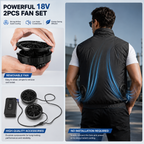 AeroVest Dual-Fan Cooling Vest For Outdoor Work And Heat Relief