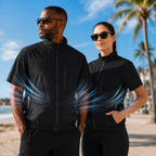 Four-Fan AeroForce Portable Cooling Vest For Outdoor Work Heat Relief