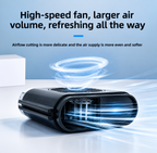 Car Seat USB Cooling Fan With Three Speed Settings For Ventilated Comfort
