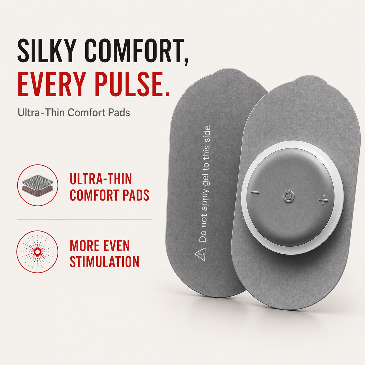 Portable Wireless Muscle Stimulator With 6 Modes And 16 Levels